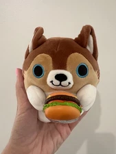 ZURU Series 2 - Snackles 5.5" - LUCAS PUPPY DOG - Sonic Cheeseburger Plush 