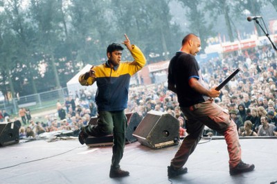 Asian Dub Foundation Pukkelpop Festival Hasselt 30th August 1998 Old Photo