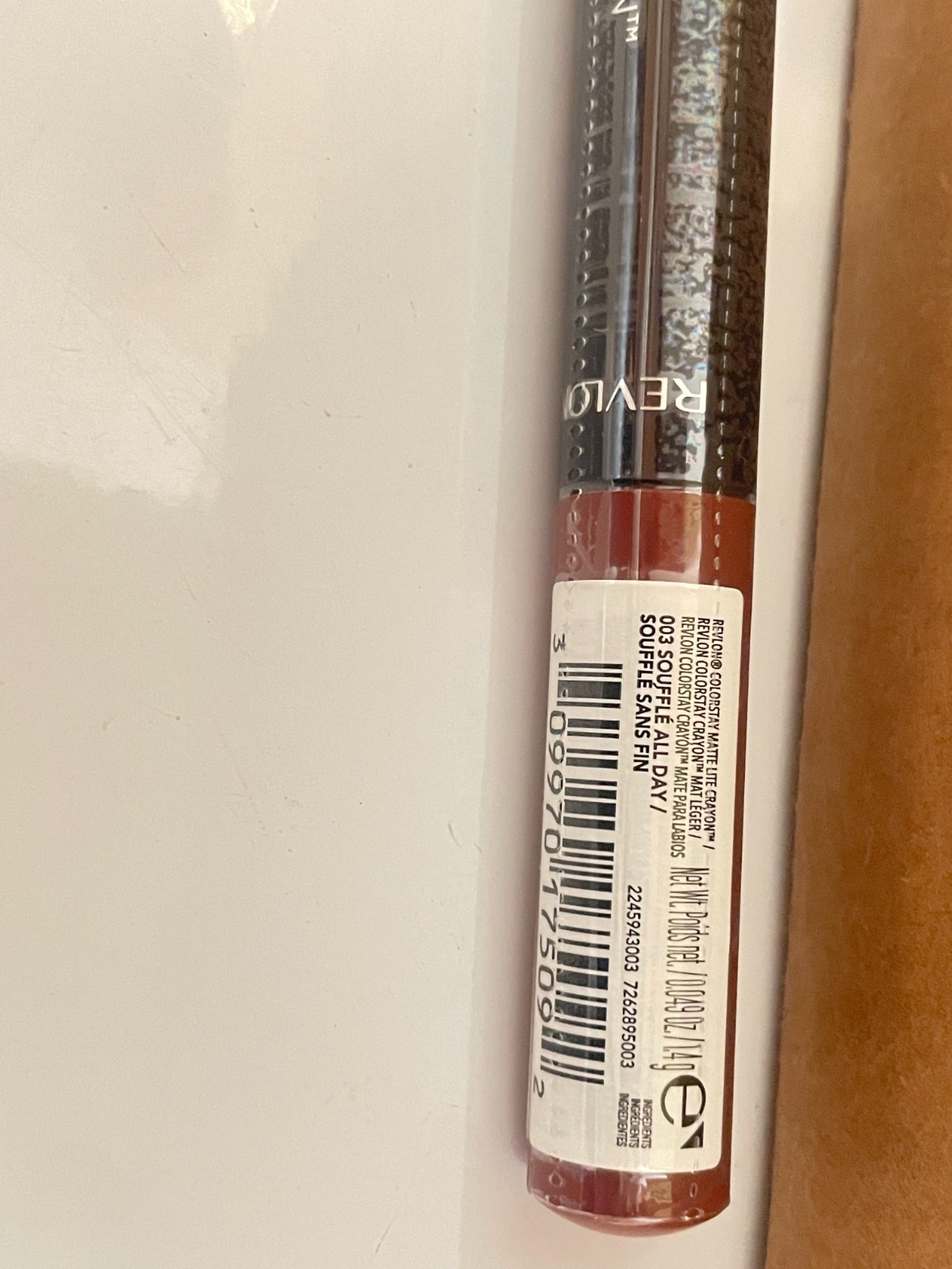 REVLON ColorStay Matte Lite Crayon Lipstick - 003 SOUFFLE ALL DAY (0.049Oz)