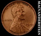 1919 Lincoln Wheat Cent- Scarce High Grade Luster No Reserve #J5677