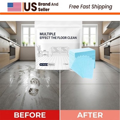 100Pcs Multi-Effect Floor Clean Floor Cleaning Tablets For Home Kitchen US