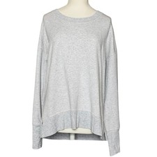 Athleta Balance Pullover Sweatshirt Women's Small Heathered Gray