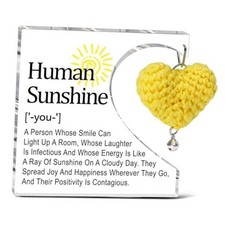 Inspirational Gifts For Women Coworkers, Human Sunshine Motivational Quote