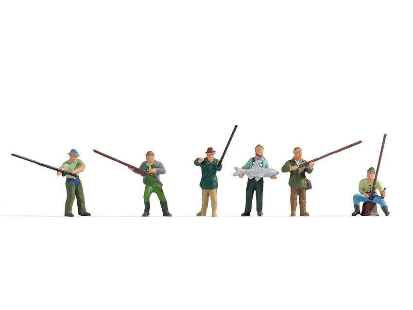 Fishermen (6) HO Gauge figures Noch 15892