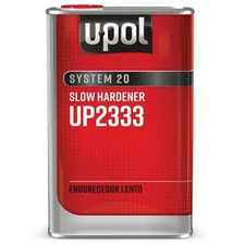 U Pol Products SYSTEM 20 UP2333 National Rule Slow Hardener, 1 L Tin, Clear, Liq