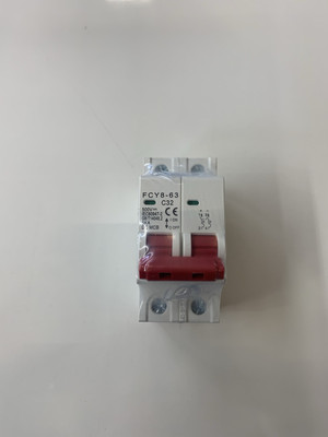 Dc Miniature Circuit Breaker 2 Pole 500 Volt 32 Amp (lot Of 5)