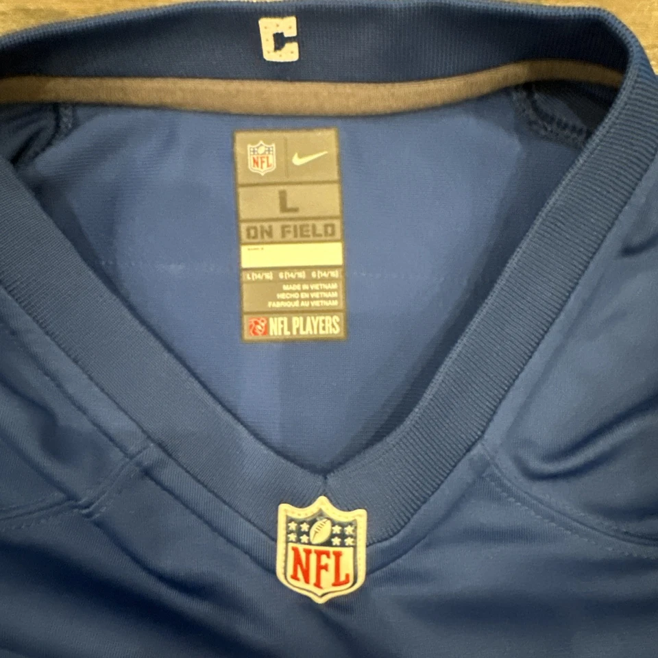 Camiseta Nike Matt Ryan Indianapolis Colts jovem criança grande 14/16 azul no campo - Imagem 3 de 4