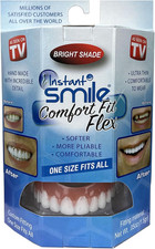 Comfort Fit Flex - Bright Shade - Upper Veneer Cosmetic Teeth Flexible Cosmeti