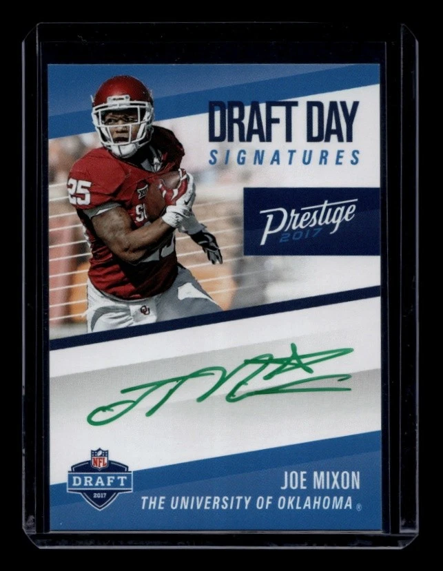 Joe Mixon Panini Prestige Draft Day Signatures #JM Base
