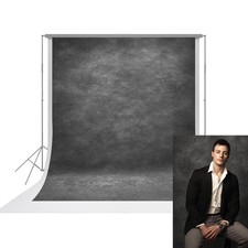 8x10ft Dark Gray Black Abstract Textured Photography Backdrop Fabric Background