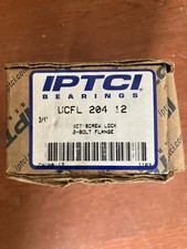 UCFL204-12 Solid Base Pillow Block Flange Mounted Bearing 3/4" Bore 2 Bolt Iptci
