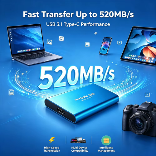 Portable External SSD USB 3.1 High-Speed Data Storage Drive pc 1tb,2tb ...