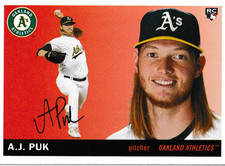 2020 TOPPS ARCHIVES /  A.J.PUK ROOKIE CARD