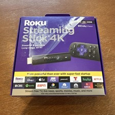 Roku Streaming Stick 4K Device 4K HDR Dolby Vision With Voice Remote 