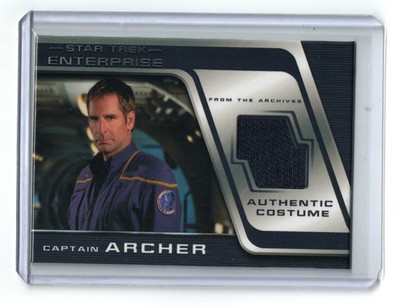SCOTT BAKULA JONATHAN ARCHER COSTUME RELIC CARD C2 STAR TREK ENTERPRISE SEASON 3
