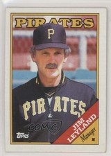 1988 Topps Team Checklist Jim Leyland #624 HOF 0s5