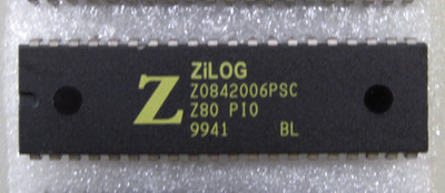 Zilog Z0842006PSC Z80 PI0 CMOS Parallel I/O controller IC DIP-40