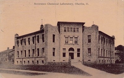 Severance Chemistry Department Laboratory Oberlin College Ohio 1912 postcard