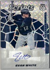 2021 Panini Mosaic - Scripts Evan White #SCR-EW (AU, RC)
