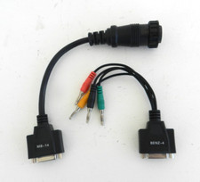 16pin Obd2 - Mercedes Benz Diagnostic Scanner Cables- Mb-14 Benz-4 2 Cables