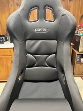 Sparco Evo Qrt Competition Seat Ultra-light Fiberglass Shell Vinyl Black