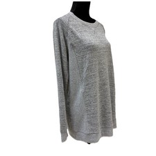 Gap Grey Maternity Nursing Tunic/Dress Zipper Front Raglan Sleeve Size Medium 