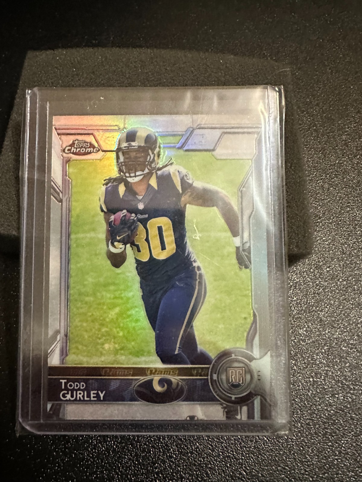 2015 Topps Chrome Football Refractor # 110 Todd Gurley - St. Louis Rams