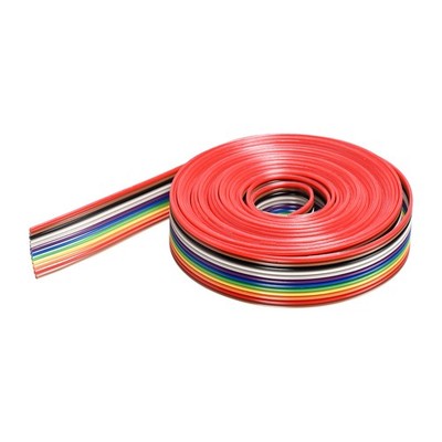 1Pack DB12 IDC Wire Male to Male Flat Ribbon Cable 9.8Ft 1.27mm Pitch