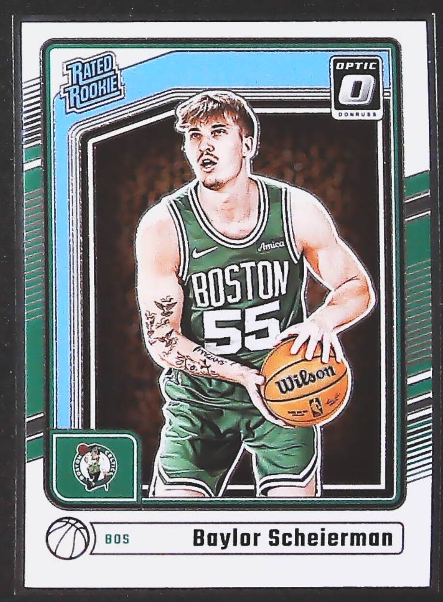 2024-25 Donruss Optic Baylor Scheierman #263 Boston Celtics