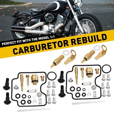 Carb Carburetor Rebuild Kit Fit Yamaha V-STAR 1100 XVS1100 Carb O-ring Heater EU