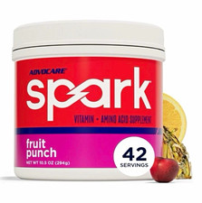 AdvoCare Spark Vitamin + Amino Acid Powder Fruit Punch 10.5 oz 42 Servings