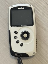 Kodak PlaySport Waterproof HD Camcorder SD USB HDMI Black White Gray