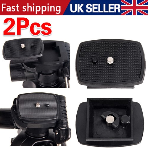 Plaque De Fixation Rapide Pour Trépied DSLR - Adaptateur Vis, Neuf, Compatible Appareils Photo