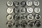 2015 - 2024 P&D Kennedy Half Dollar. Gem Brilliant Uncirculated  Mint Roll Set