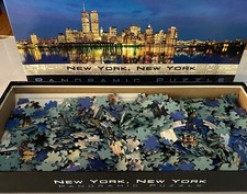 New York New York Panoramic Jigsaw Puzzle 750 Piece Complete