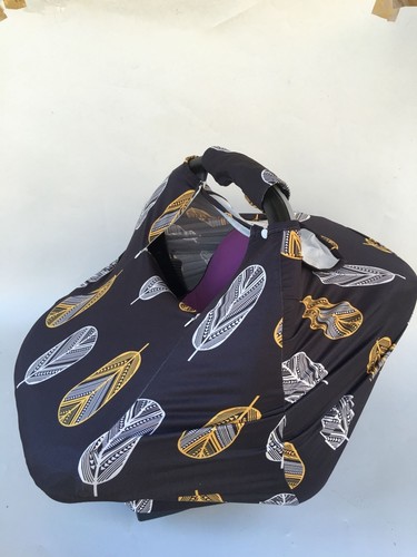 Stretchy Car Seat Cover boys girl infant Car Canopy Snug Warm Breathable Zipped. - Picture 3 of 8