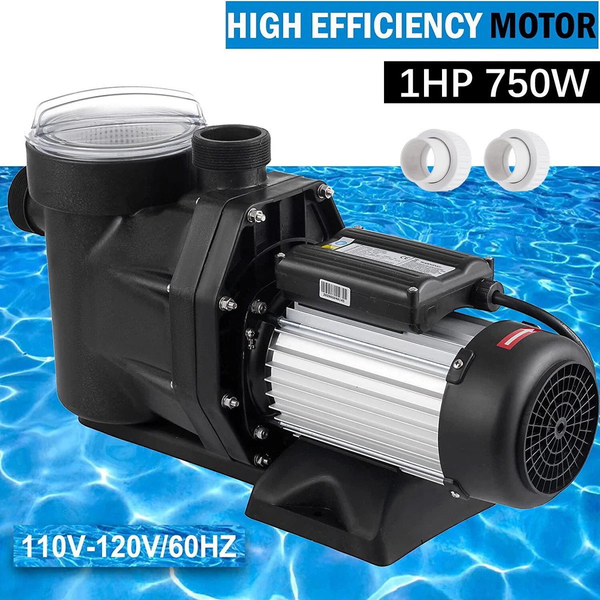 1 hp swimming pool pump motor deals