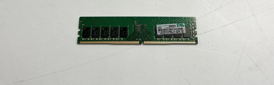 879505-B21 HPE 8GB 1x8GB Dual Rank x8 DDR4-2666 CAS-19-19-19 Unbuffered Memory - Image 3 of 3