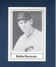 #34 BABE HERMAN, Cubs ~ 1978 Grand Slam/A Jack Wallin production NM