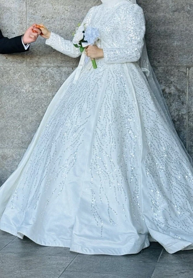 Hochzeitkleid (Ayarlanabilir tesettür özel dikim gelinlik) - Bild 2 von 4