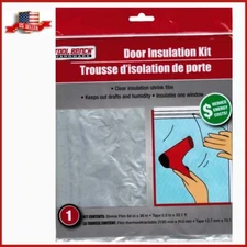 Hardware Door Insulation Kit - Clear Shrink Film for One Door