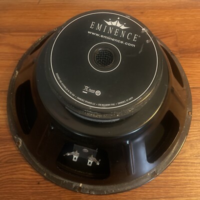 Eminence Beta12A-2 8 Ohm 12  Guitar Speaker Bad Reading Parts Project As Is