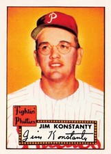 1983 Topps Baseball 1952 Reprint Jim Konstanty Philadelphia Phillies #108