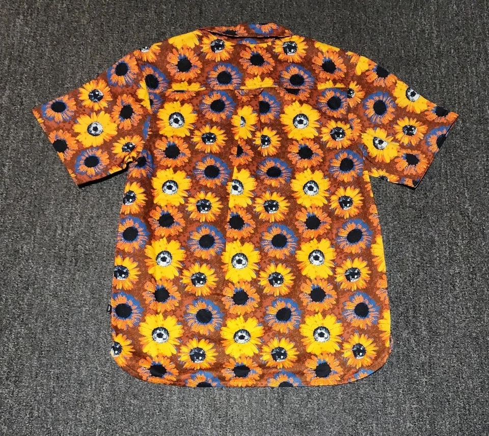 Camisa Nike SB Tanglin Manga Corta Tejida con Botones Floral Para Hombres S - FD7849-072 Foto 3 de 4