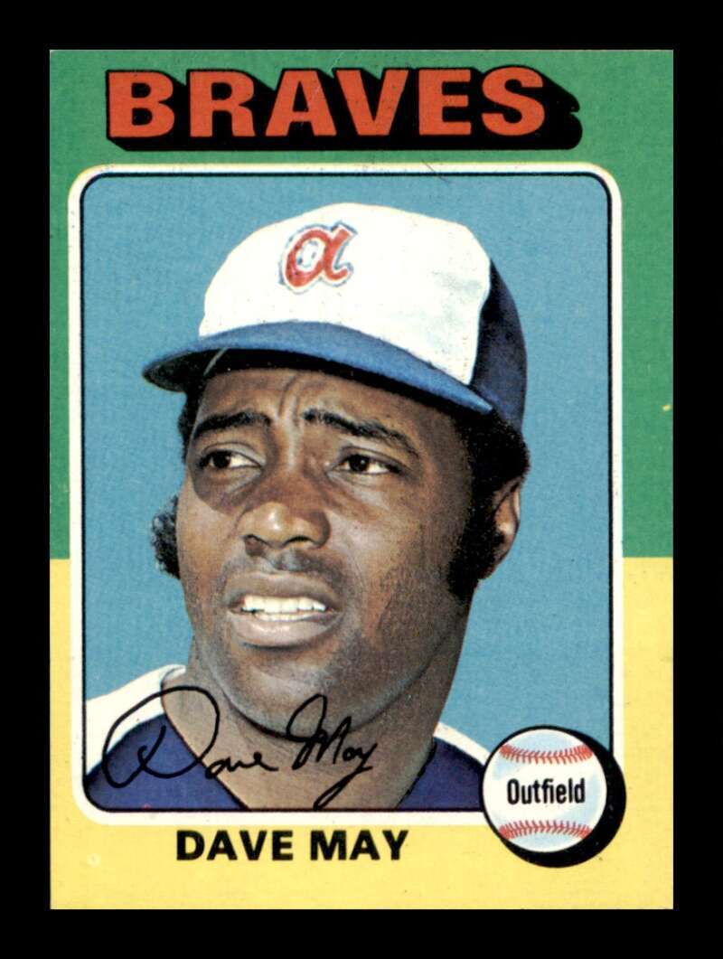 1975 Topps Dave May #650 Atlanta Braves NM Near Mint