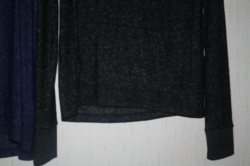 Justice Girl's sz 12 NWT Soft Hoodie Top Shirt Thin LOT x 2 in Blue & Gray - Picture 5 of 7