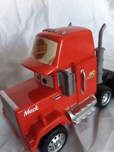 Disney Pixar Cars Mack Truck Rust-EZE 18-Wheeler Semi Mattel Vehicle Toy - Picture 7 of 8