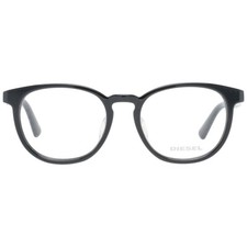 Diesel DL5295-F 001 Black Round Plastic Optical Eyeglasses Frame 50-18-145 RX DL