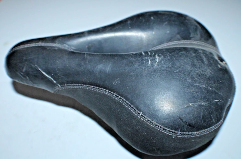 Sillín de bicicleta Bell Comfort Cruiser 260/205 mm negro híbrido espuma viscoelástica ¡Envío a EE. UU.! Foto 4 de 4