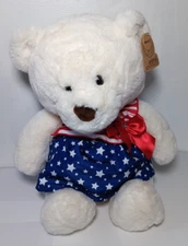 Animal Adventure USA Plush Teddy Bear Ivory Cream Stuffed Lovey 2020 18” Tall